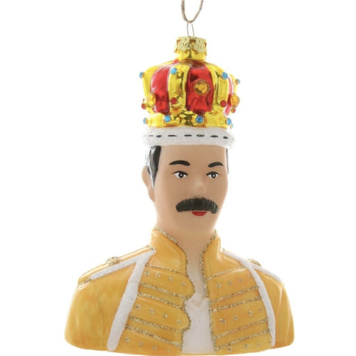 Freddie Mercury Glass Ornament