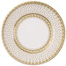 Faux Porcelain Round Gold Dinner Paper Plates