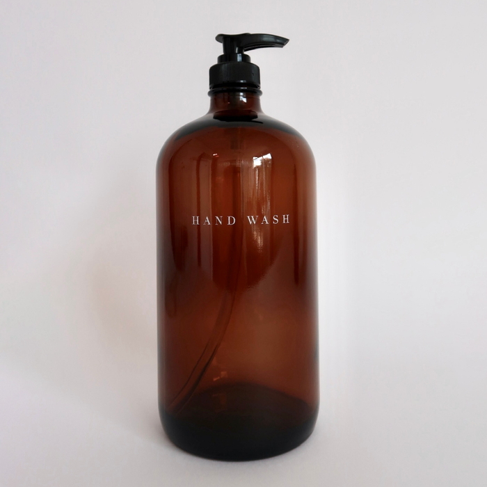 Glass Amber Liquid Pumps