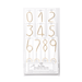Gold Number Sparklers Candle