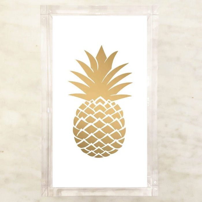 Gold Pineapple Guest Napkins – 2 Packets