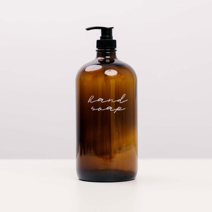 Glass Amber Liquid Pumps