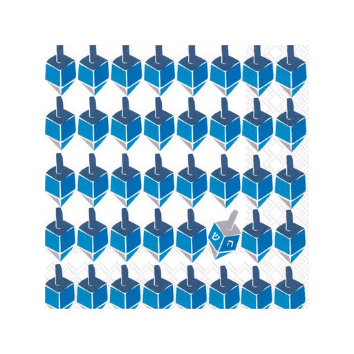 Hanukkah Dreidel Cocktail Napkins