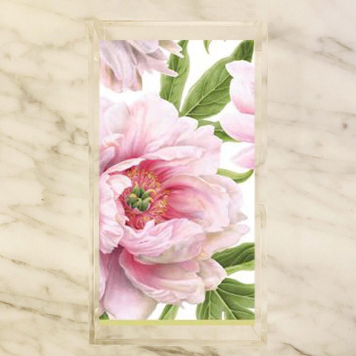 Beautiful Peonies Guest Paper Napkins