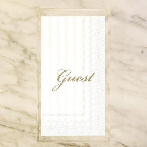 Monogram Guest Paper Napkins 1 Packet