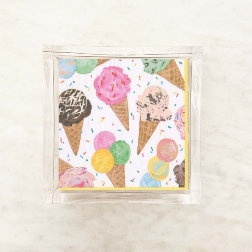 Ice Cream Scoops Cocktail Napkins