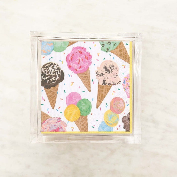 Ice Cream Scoops Cocktail Napkins
