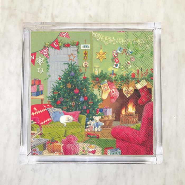 I’ll Be Home For Christmas Luncheon Napkins