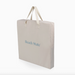 A light beige canvas tote bag with cream-colored handles and the words 'Beach State' printed in a muted blue on the front, shown against a plain white background.
