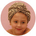 Leopard print hair turban