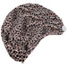 Leopard print hair turban