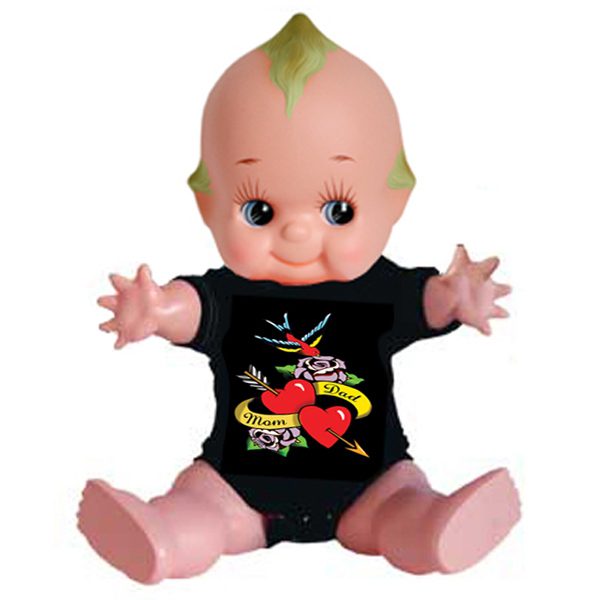 Love Mom + Dad Onesie + Bib Set