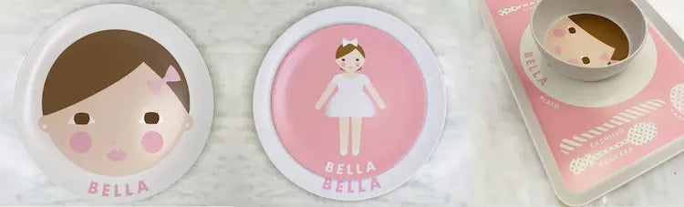 Melamine Paper Doll Plates Languages
