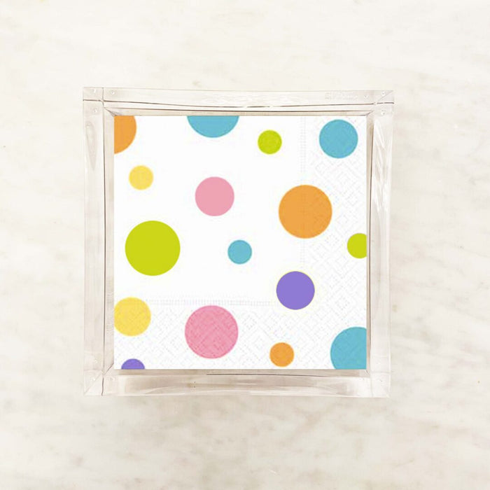 Mix of Color Dots Cocktail Napkins – 2 Packets