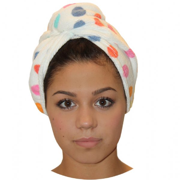 Candy Polka Dot Hair Turban