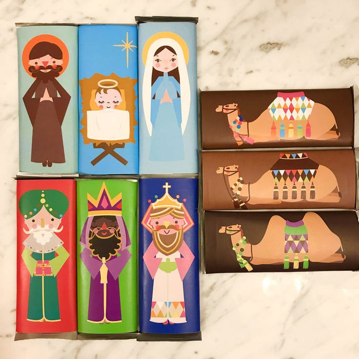 Nativity Chocolate Wrappers - Custom File