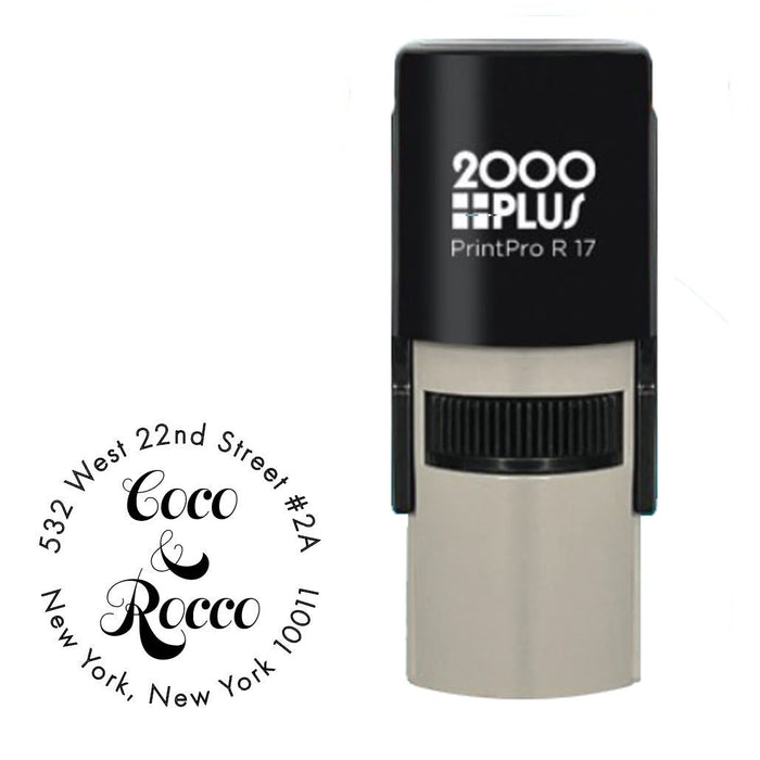 Pre-Inked Address Stamp or Your Own Artwork - Custom