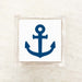 Navy Anchor Cocktail Napkins