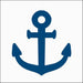 Navy Anchor Lunch Napkins