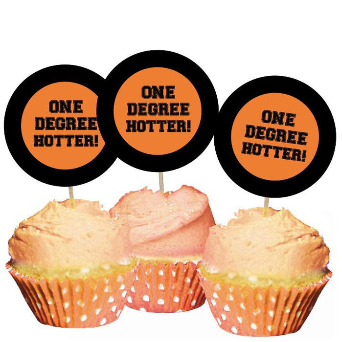 Tigers Graduation Cupcake Toppers  – Instant Download Jpeg File