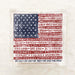 Patriotic cocktail napkins featuring an American flag design with all 50 state names and the phrase "One Flag One Land One Heart One Hand One Nation" — perfect for Fourth of July and patriotic celebrations
