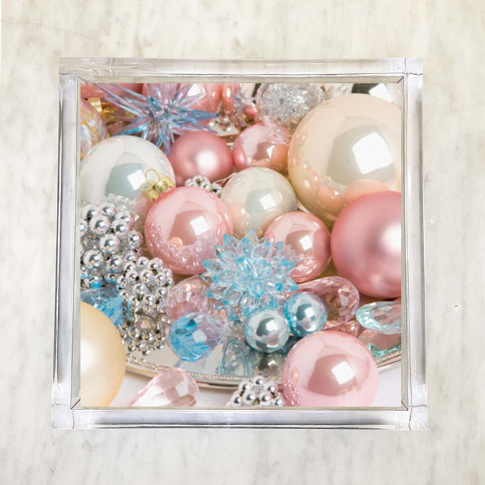 Pearlized Ornaments Luncheon Paper Napkins – 2 Packets