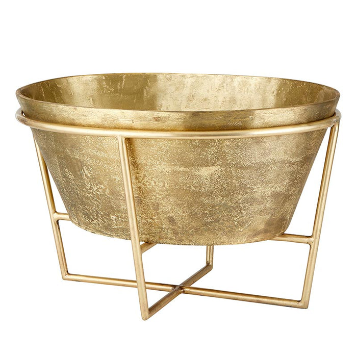 P2609, large gold champagne bucket