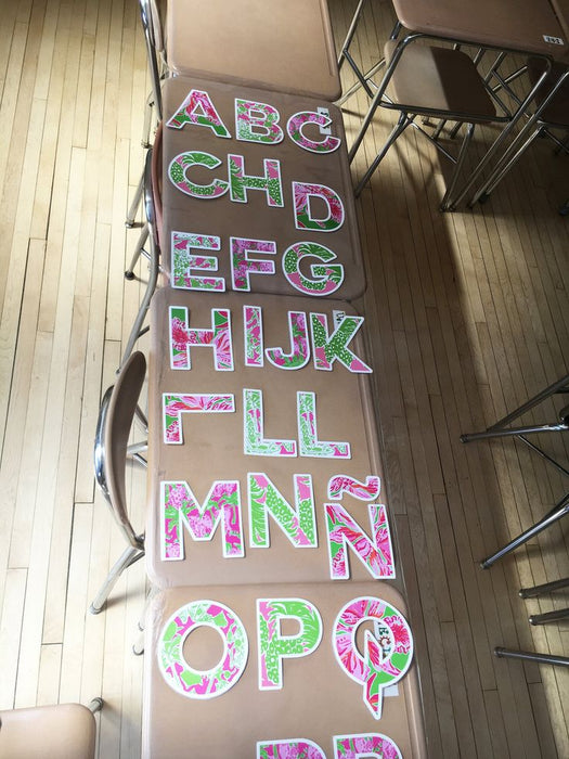 Palm Beach Alphabet Photo Props - Custom File