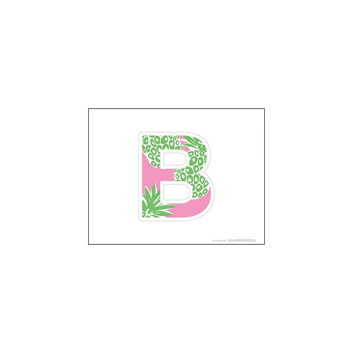 Palm Beach Pineapple Alphabet Letters for Banners
