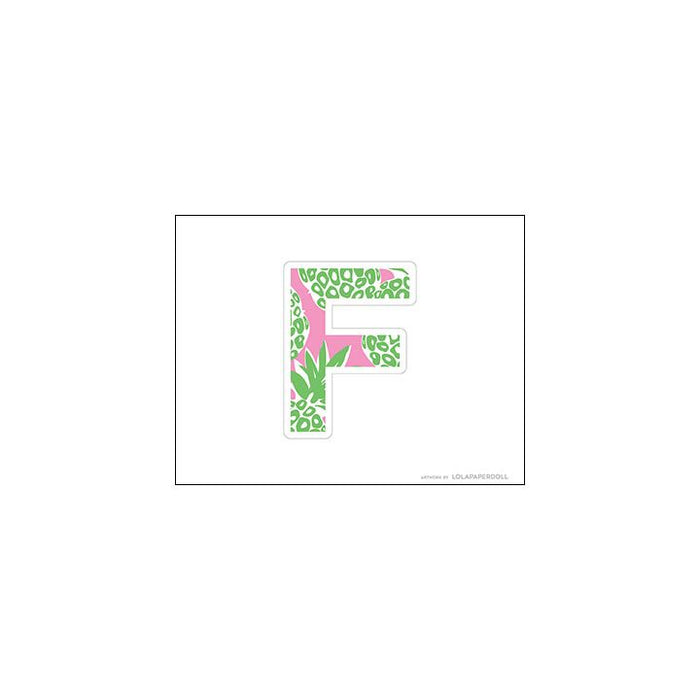 Palm Beach Pineapple Alphabet Letters for Banners