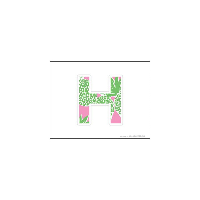 Palm Beach Pineapple Alphabet Letters for Banners