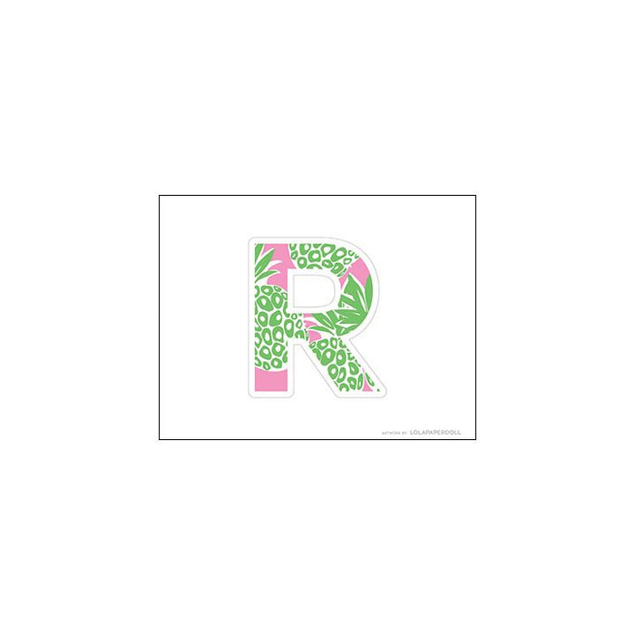 Palm Beach Pineapple Alphabet Letters for Banners