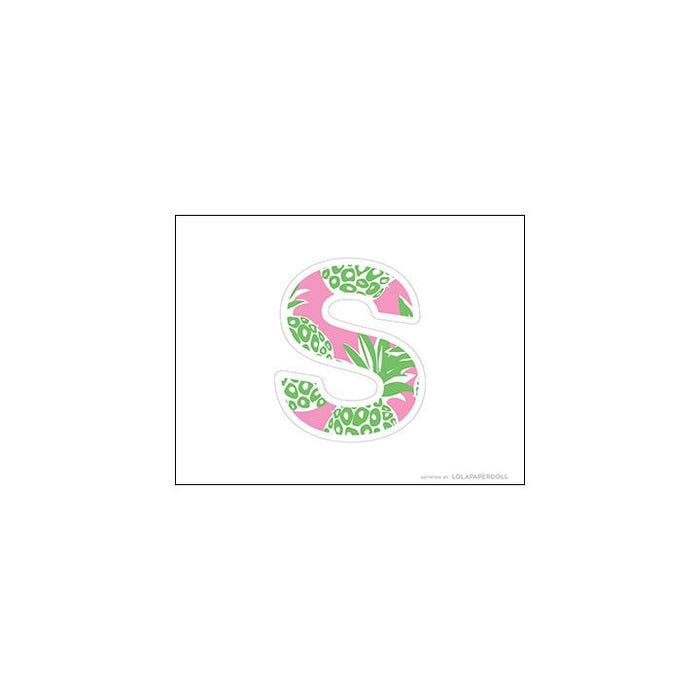 Palm Beach Pineapple Alphabet Letters for Banners
