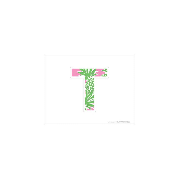Palm Beach Pineapple Alphabet Letters for Banners