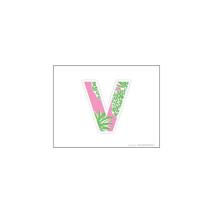 Palm Beach Pineapple Alphabet Letters for Banners