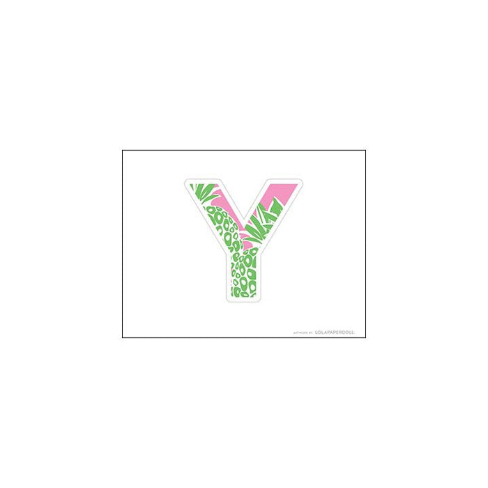 Palm Beach Pineapple Alphabet Letters for Banners
