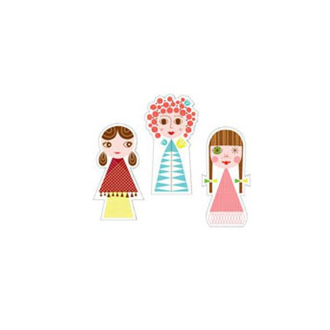 Paper Doll Parade Notecard Set