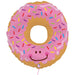 Pink Sprinkled Glazed Donut Foil Balloon