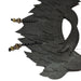 Black felt pirate braided beard costume accessory with gold bead details — perfect for Halloween, pirate themed parties, and dress-up play