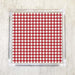 Red Gingham Luncheon Napkins