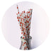 Red Hearts Retro Paper Straws Set