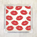 Red Lips Kiss Luncheon Napkins
