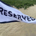 Reserved black and white Beach Towel