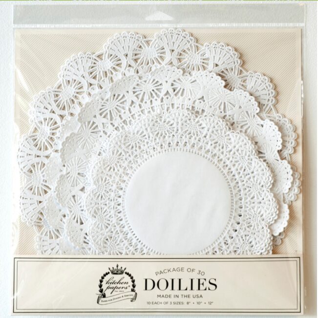 Romantic White Lace Doilies 3 Different Sizes