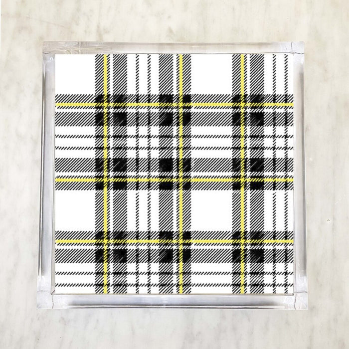 Scottish White Lunch Napkins