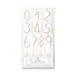 Gold Number Sparklers Candle