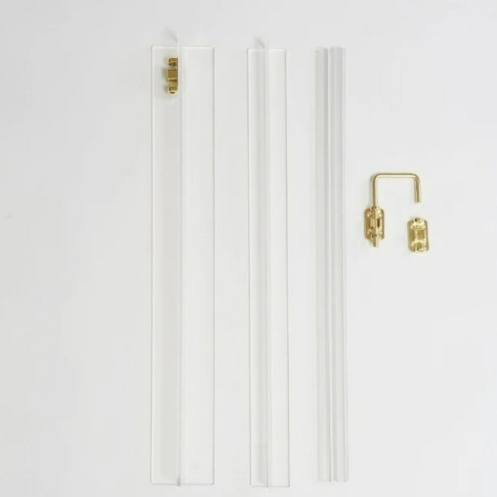 Wall Mounted Clear Pet Gate Zig Zag | Options