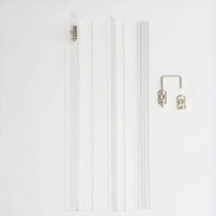 Wall Mounted Clear Pet Gate Zig Zag | Options