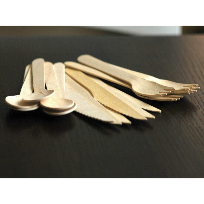 Wooden Cutlery 6.5 inches Set of 20
