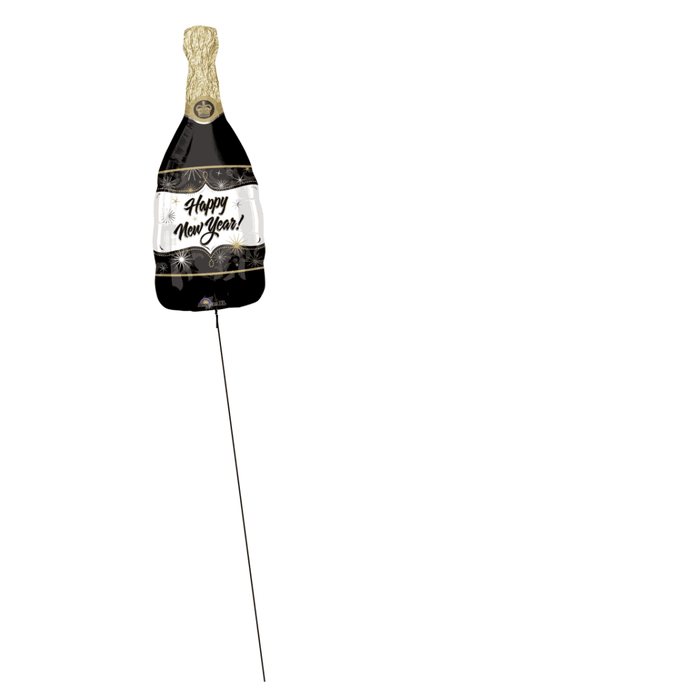 Champagne New Year Huge 36" Foil Balloon